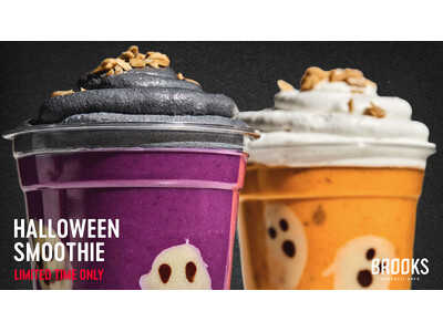 【大泉工場のサステナブル・ハロウィン第1弾】カップからゴーストが出現！？南青山に“飲むパンプキンプリン＆スイートポテト”が10月2日（金）より登場