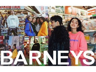 バーニーズ　ニューヨークが新たに“BARNEYS”ロゴをローンチ！原宿 神宮前交差点に期間限定ストアもオープン。店内では約300種類から選べるワッペンカスタムサービスも