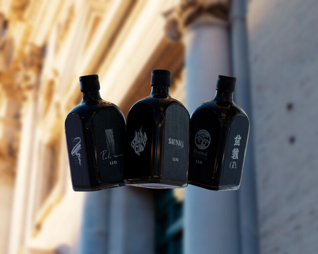 バーニーズ ニューヨーク別注のブラックボトルが登場!サスティナブルなクラフトジンブランド<LUO>のポップアップイベントを銀座本店・六本木店で初開催