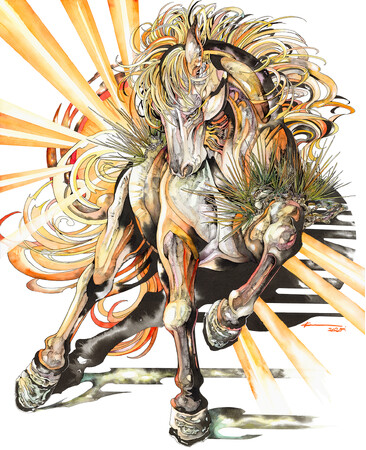 プレスリリース「ペンと水彩で動植物を描き「生命の息吹」を感じさせるアーティスト、KEN MATSUDA氏のアートエキシビジョン “マツダケンの作品展” をバーニーズ　ニューヨーク銀座本店で開催」のイメージ画像