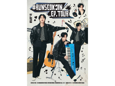 JIN、待望の来日公演『#RUNSEOKJIN_EP.TOUR in JAPAN』詳細決定!