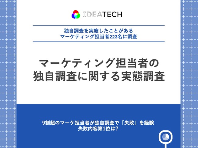 【データドリブンマーケティングの落とし穴】9割超のマーケ担当者が独自調査で「失敗」を経験　失敗内容第1位は「調査設計に時間がかかりすぎた」