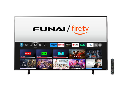 Amazonとヤマダホールディングス、新しい「FUNAI Fire TV搭載スマートテレビ」を発表