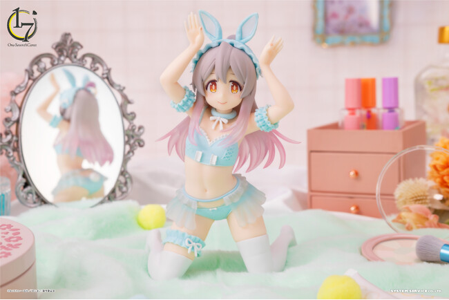 システムサービスのフィギュアブランド「One-Seventh Carat」から「お兄ちゃんはおしまい！　緒山まひろ パステルバニーVer.blue」が2026年5月に登場！