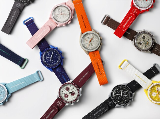 Bioceramic MoonSwatch コレクションにラバーストラップが登場