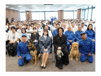 STU48内海里音特別防犯支援官　地元岡山で警察官を騙る詐欺の被害防止を呼び掛け　オダギリジョー氏もトークセッションに参加
