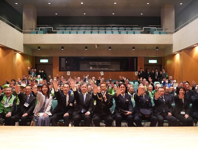 EXILE ATSUSHI 特別防犯支援官　富山県「特殊詐欺被害ゼロ地区運動表彰式」に出席