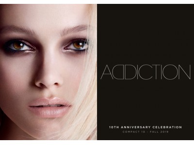 メイクアップアーティストブランド 「ADDICTION」、ブランド誕生10周年を祝うスペシャルなコレクションを発表！本日より予約開始！