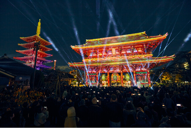 一旗プロデュース「ASAKUSA CULTURE & LIGHTS 2025」来場者数が15万人