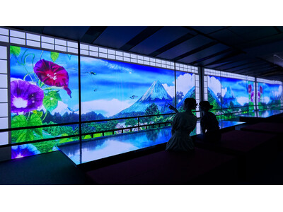 「動き出す浮世絵展 AOMORI」が7月11日から青森で初開催。前売券が好評販売中。着物割引キャンペーンを実施。東京やミラノで50万人を動員した浮世絵の世界に没入できる体感型デジタルアートミュージアム