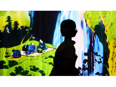 一旗プロデュース「動き出す浮世絵展 PARIS」を2026年3月19日からパリ、ラ・ヴィレットで開催。東京やミラノで45万人を動員した浮世絵の世界に没入できる体感型デジタルアートミュージアム。