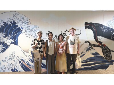 一旗プロデュース「動き出す浮世絵展 HIROSHIMA」来場者数が3万人を突破し、記念セレモニーを実施。...