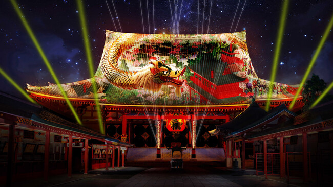 「ASAKUSA CULTURE & LIGHTS 2026」がARTE TOKYOパートナープログラムに認定。浅草寺本堂・宝蔵門に1,400年の歴史文化をテーマとするプロジェクションマッピング投影。