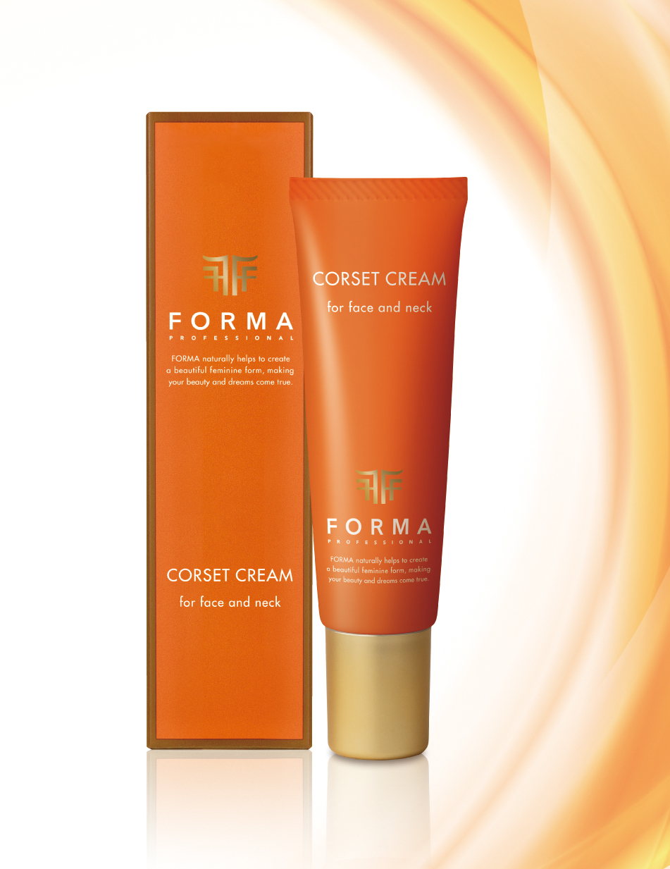 まるでコルセットを纏ったかのようなフェイスラインへと導くフェイス&ネック用ケアクリーム『FORMA CORSET CREAM（フォルマ コルセットクリーム）』5月8日(金) 新発売