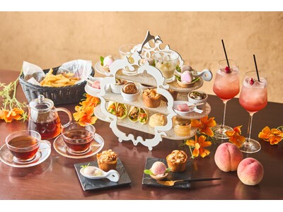 桃づくしの夏のご褒美!7・8月限定「ジュエルアフタヌーンティー “ピーチ”」販売開始。