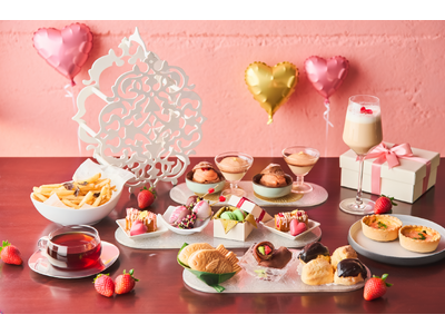 期間限定【Valentine Jewel Afternoon Tea】 Chocolate × Strawberry　大人の甘い贅沢時間をホテル＆レジデンス六本木で