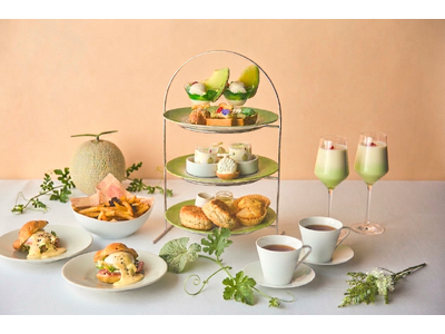 「静岡県産マスクメロン」に溺れる、ご褒美アフタヌーンティー。ホテル&レジデンス六本木が贈る、極上のメロンづくしを5月1日より提供開始