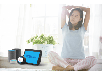 Amazon EchoにWEBGYMが登場！音声操作でスキマ時間に健康習慣を。