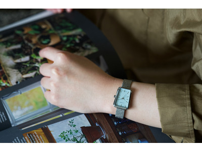 デンマークの時計ブランド「LLARSEN / エルラーセン」　ブランド初のスクエアタイプの新コレクション「Cecilie」と人気のTreasureコレクションの新色を発売。