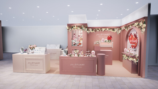 【ジルスチュアート　ビューティ】「JILLSTUART VALENTINE TREATS」をコンセプトにしたPOP UP イベントを開催。