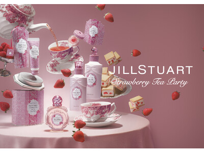 【ジルスチュアート　ビューティ】香り高い紅茶にフレッシュないちごを添えた、甘酸っぱい
