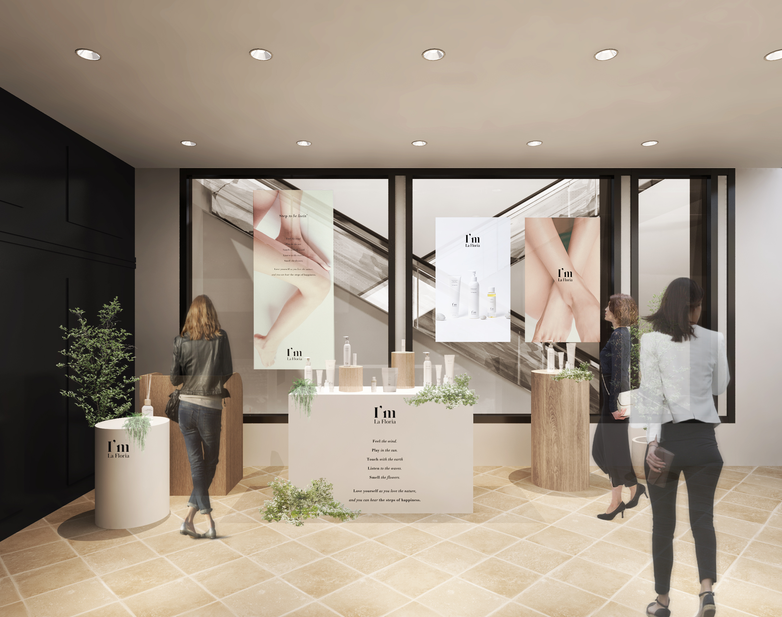 デリケートゾーンケアブランド「I’m La Floria (アイム ラフロリア)」が、ルミネ有楽町にて期間限定ポップアップショップを開催