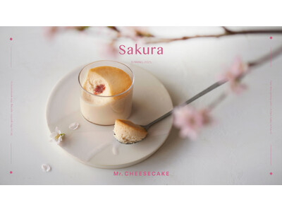 華やかな桜の香りと甘酸っぱいベリーの酸味を楽しめる春限定フレーバー「Mr. CHEESECAKE Petit Sakura / S」が登場！