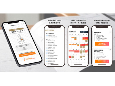 【私立医学部受験】複雑な “日程パズル” を2ステップでスマートに！『私立医学部 受験カレンダー』で試験日も合格発表日も簡単把握