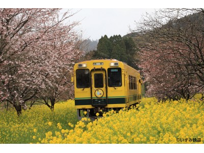 話題の「鉄道カラオケ」シリーズ第6弾は、人気ローカル線「いすみ鉄道」！春先に撮り下ろした桜並木や菜の花畑が広がる展望映像は必見！