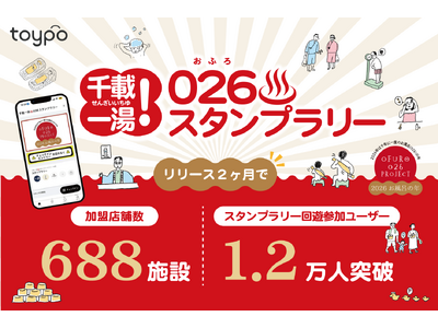 温浴施設の回遊を可視化する。「千載一湯026スタンプラリー」でtoypoが実現した、全国規模でつながる行動データ基盤