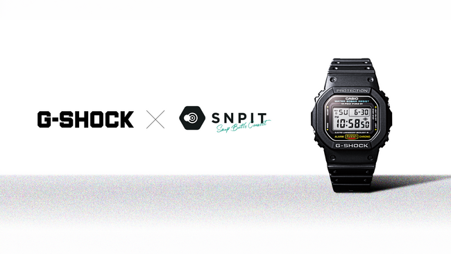 対戦型写真アプリ「SNPIT」、カシオ「G-SHOCK」との衝撃コラボ決定