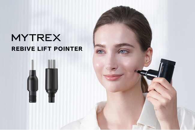 【MYTREX】顔・頭皮の集中ケアに特化した新ハンディガン「REBIVE LIFT POINTER（リバイブ リフト ポインター）」9月4日（水）よりオンラインストア限定で発売開始