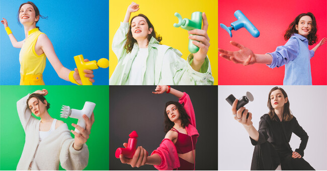 美容健康ブランド『MYTREX』が展開する大人気トータルボディケア“REBIVEシリーズ” よりパワー・デザイン・価格すべてを兼ね備えた新ハンディガン「REBIVE AIR」が誕生