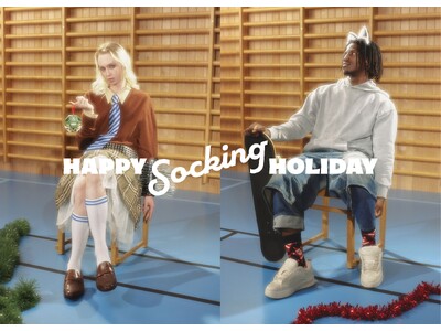【Happy Socks】贈っても、貰っても嬉しい！ホリデーギフトにぴったりなソックスやオーナメントとしても使えるギフトボックスが11月14日（金）から順次登場！