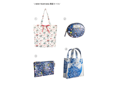 【Cath Kidston】限定トートバッグに人気の雑貨がセットになった中身がわかるNEW YEAR BAG 2026年1月1日（木）発売開始！