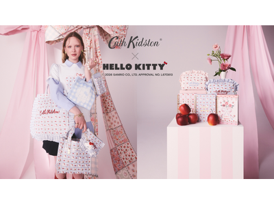 【Cath Kidston × Hello Kitty】大人気コラボレーション第2弾を6月5日（金）発売！特別なアートのブックバッグやフリルトート、文具も初登場！