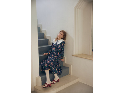 【Cath Kidston】アートを存分に楽しむ大人のエンブロイダリースカラップカラーワンピースなど、秋の新作ファッションを8月21日（金）発売開始！