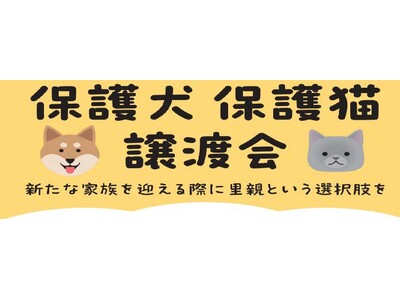 保護犬・保護猫の譲渡活動が拡大中！2025年４月以降 綿半店舗開催の譲渡会スケジュールが決定！