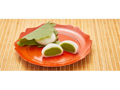昨年1万個突破の人気商品！胡蝶庵から宇治抹茶使用の「柏もち＜抹茶＞」販売開始
