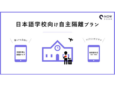 NOW ROOM、自主隔離プランを日本語学校向けに新たに提供開始