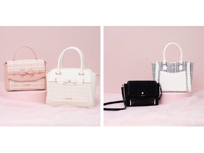 サマンサベガから、大人可愛い上品な春ツイードシリーズが登場。