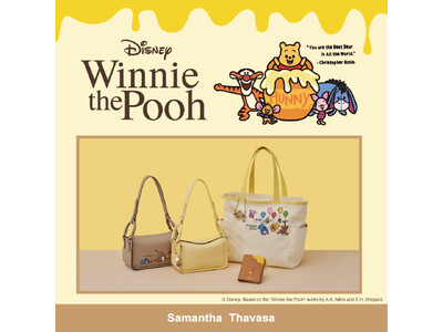 サマンサタバサから、タロアウトのアートを描いた『くまのプーさん』コレクションが登場。