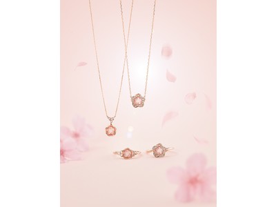 サマンサティアラから、ピンクのストーンが舞う桜ジュエリーが登場☆