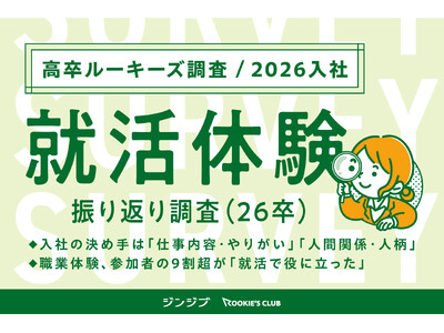 【2026年高卒入社】就活体験振り返り調査　入社の決め手は「仕事内容」か「職場の人間関係」か