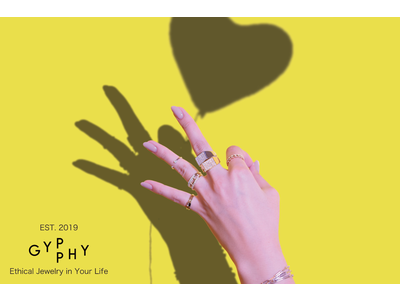 エシカルジュエリーブランド「GYPPHY（ジプフィー）」が、松屋銀座と伊勢丹新宿店に期間限定ポップアップストアを初出店！