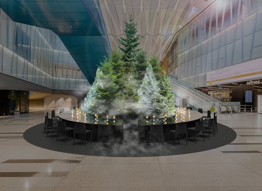 虎ノ門ヒルズに生木ならではの豊かな香りをあじわう“森”が登場! 「TORANOMON HILLS CHRISTMAS 2025」開催