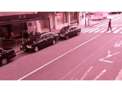 道路空間における賑わいや荷捌き等の状況をエッジAIカメラで自動計測・評価