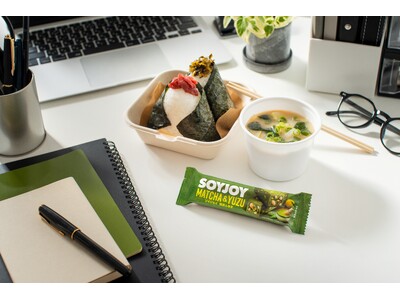 「SOYJOY 抹茶＆ゆず」新発売　芳醇で濃厚な“抹茶”に、華やかな“ゆず感”が広がる