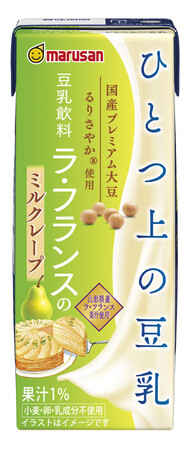 <がんばるあなたに、ご褒美時間。> シリーズ初の“スイーツ系”フレーバー 「ひとつ上の豆乳 ラ・フランスのミルクレープ」発売