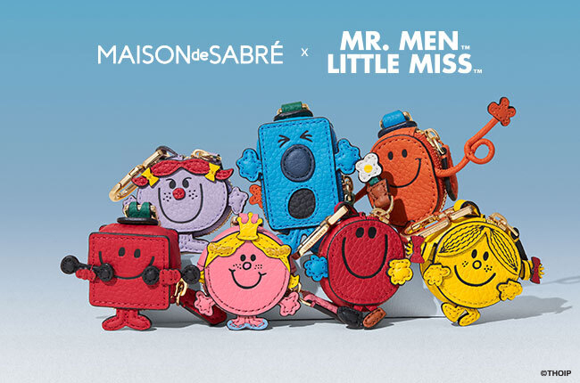 【新商品】Mr. Men Little MissとMAISON de SABREがコラボ！数量限定キーチャームコレクション発売。